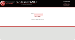 Desktop Screenshot of faculdadefanap.com.br